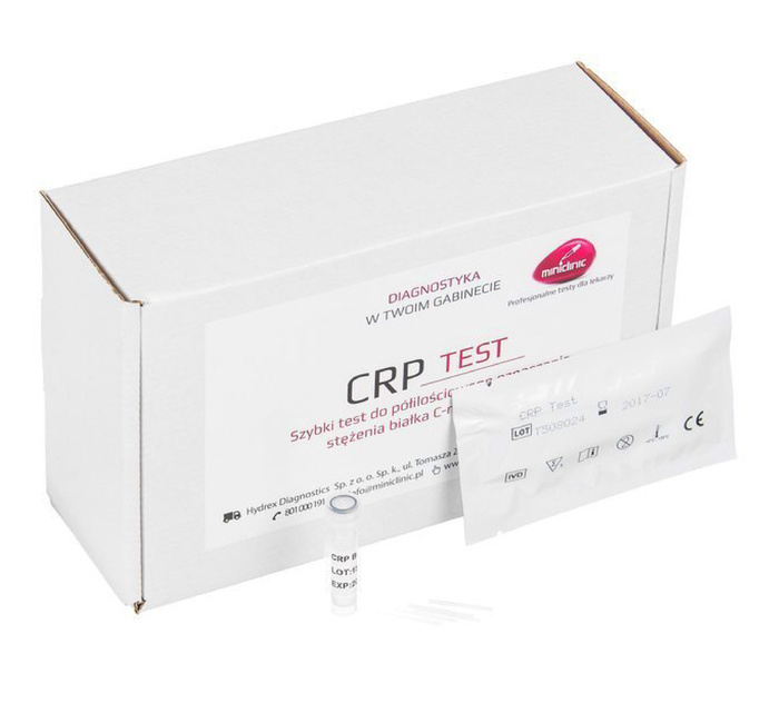 CRP (10 testów) - szybki test do półilościowego oznaczania stężenia białka C-reaktywnego